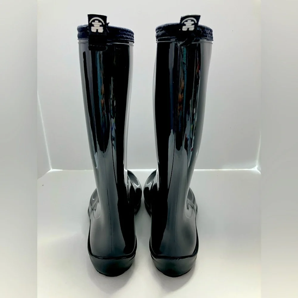 Kamik “Heidi” Women’s Rain/Snow Boots, 7, High Gloss Black, Pull Ons